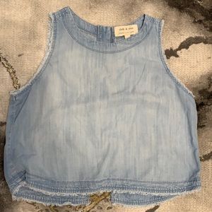 Denim top